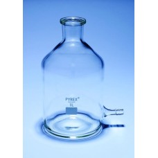1531/08D - Flacon 500 ml,col lisse, non bouche, avec olive laterale en verre  