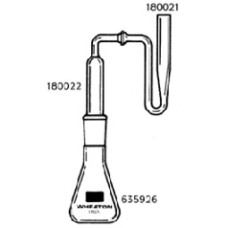180020 - Generateur d'arsine complet avec raccord Clear-SealTM 24/40 à conicite standard 