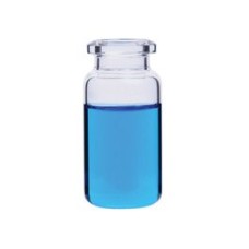 20-1000 - Fiole verre clair, 10 mL, haut à sertir biseaute, 22 x 46 mm, verre borosilicate de Type I 