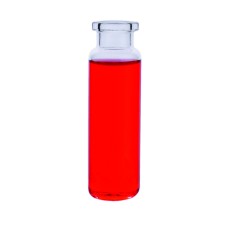 20-2400 - Fiole verre clair, 20 mL, haut à sertir plat, 22 x 75 mm 