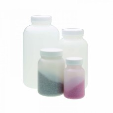 209672 - Flacon rond, HDPE naturel,2 oz. avec bouchon visse 38-400 premonte, 50 mm x 88 mm 
