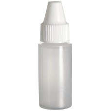 211602 - Flacon compte-gouttes, 6 mL, naturel, LDPE, avec embout verseur et bouchon visse 13-425 en polypropylene, 17 mm x 58 mm, Supprime