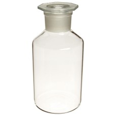 216017 - Flacon à reactif, verre clair, 250 mL, col etroit, taille de l'obturateur 34/35, 72 mm x 140 mm 