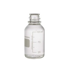 219437 - Flacon de milieu, 250 mL, clair, gradue, sans bouchon visse 33-430, autoclavable 