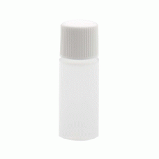 221140 - Flacon rond en LDPE, 7 mL, avec bouchon visse 15-415, 19 mm x 63 mm 