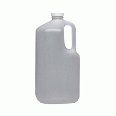 222333 - Bidon carre en HDPE, 1 gallon, avec bouchon visse 38-400 en polypropylene blanc 