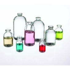 223748 - Flacon à serum 125 mL, verre borosilicate clair, dimensions du goulot: 13 mm DI x 20 mm DE, dimensions du flacon: 54 mm diametre x 107 mm hauteur 