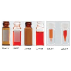 224628 -  E-Z Vial®, 1,8 mL, brun, bouchon visse 10-425, 12 mm x 32 mm, avec pas 