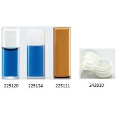 225120 - Fiole cylindrique, 2 mL, verre borosilicate clair, 12 mm x 32 mm 