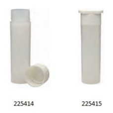 225414 - Fiole de scintillation 6 mL en HDPE, avec bouchon à pression en polypropylene 
