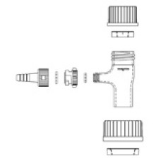 240780 - Bague d'etancheite en silicone pour bouchon 45 mm, DI 26 mm 