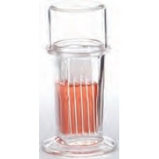 276840 - Jarre de coloration 5 lames, verre sodocalcique de Type III, clair, avec couvercle 
