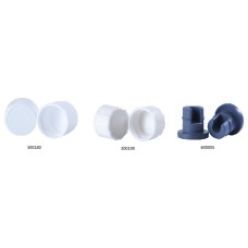 300180G - Dispositif de fermeture Wheaton vert pour flacon de diagnostic, polypropylene, 15,5 mm sans doublure