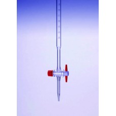 3295/02 - Burette à voie unique cle PTFE, 10ml, Classe B