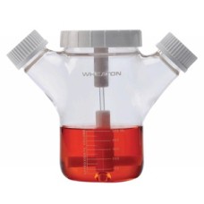356876 - Fiole centrifuge Celstir® en verre, 125 mL, avec bouchons visses 33-430, 65 mm x 155 mm 