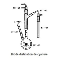 377160 - Kit de distillation du cyanure, complet, raccords Clear-SealTM  