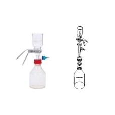 419520-47 - Ensemble de filtration sous vide 47 mm avec support en verre fritte et reservoir de 1 L 