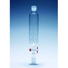 443333 - Ampoule cylindrique graduee non bouchee 50ml cle PTFE tube d'ecoul. rode 19/26