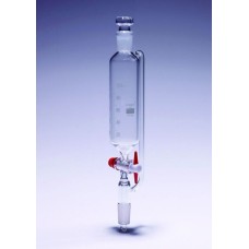 443533 - Ampoule cylindrique graduee bouchee isobare 50ml 19/26 cle PTFE