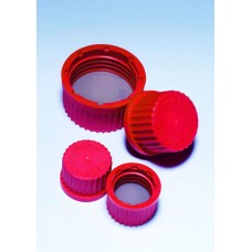 4526/25D - Bouchon rouge (avec joint) pour flacons à essais ISO GL 25