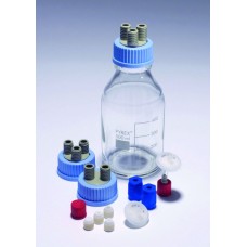 4538/04 - Capuchon rouge à vis GL14,  PBT avec joint recouvert de PTFE