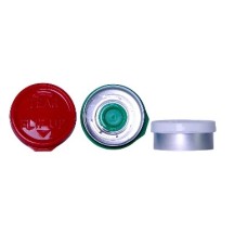 700104G - Capsule Wheaton amovible en aluminium, 20 mm, verte