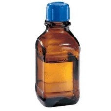 844025 - Flacon 250 mL, brun, verre de type III, finition 33 mm (À l'unite)
