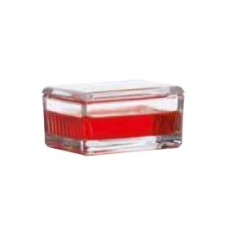 900170 - Cuve de coloration avec couvercle, 10 à 20 lames, verre sodocalcique de Type III, clair 