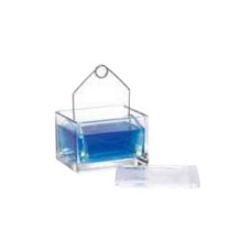 900203 - Cuve de coloration avec couvercle, 20 lames, verre sodocalcique de Type III, clair 