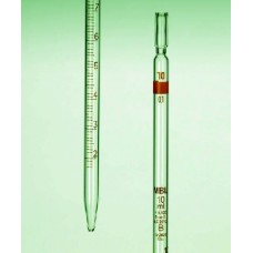 PRA800B - Pipette graduee, zero à la pointe ecoulement total classe B 1ml
