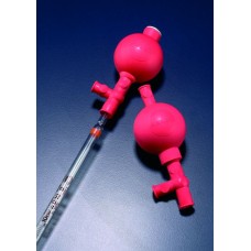 PWY146 - Poire à pipeter universelle rouge pour pipette diam. 35 à 10