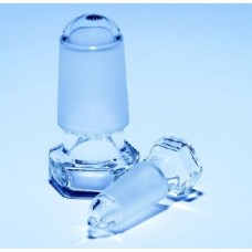 TRF698 - Bouchon creux en verre, tete hexagonale cn 34/35