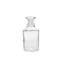 W211734 - Flacon compte-gouttes, verre clair, 50 mL, dimensions : 45 mm x 95 mm 
