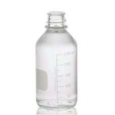 W219440 - Flacon de milieu gradue, 1000 mL, verre borosilicate clair, non gradue, sans bouchon visse 38-430 
