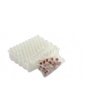 W224620-01 - Fiole en verre clair borosilicate de Type I, 12 x 32, avec scellage de type bouchon à pression naturel à joint caoutchouc PTFE 
