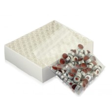 W225174-01 - E-Z Vial® en verre borosilicate de Type I, avec scellage aluminium à joint 0,002 PTFE/0,038 caoutchouc rouge, 11 mm, clair/naturel 