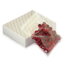 W225175-0103 - E-Z Vial® en verre borosilicate de Type I, avec scellage aluminium à joint 0,002 PTFE/0,038 caoutchouc rouge, 11 mm, clair/rouge 