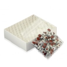 W225175-02 - E-Z Vial® haut serti en verre de Type I, 12 x 32, avec scellage naturel à septum PTFE/silicone 