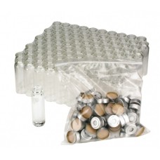 W225280-02 - Kit pratique de fioles à espace de tete 20 mL en verre borosilicate de Type I avec scellages PTFE butyle 