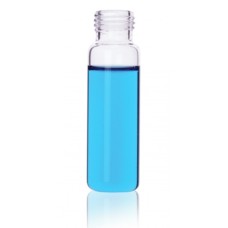 W225286 - Fiole à espace de tete à fond arrondi, verre clair borosilicate de Type I, col filete, contenance 20 mL 