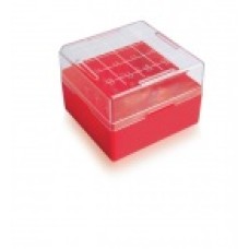 W651702-R - Boîte de congelation KeepIT® 25 plastique rouge, 25 emplacements 