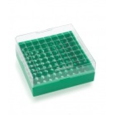 W651703-G - Boîte de congelation KeepIT® 81 plastique vert, 81 emplacements 