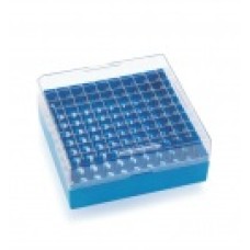 W651704-B - Boîte de congelation KeepIT® 100 plastique bleu, 100 emplacements 