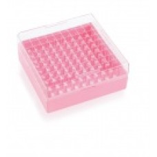 W651704-P - Boîte de congelation KeepIT® 100 plastique rose, 100 emplacements 