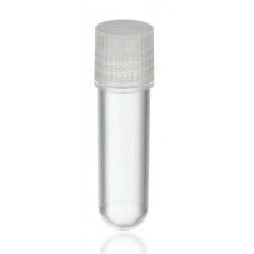 W985851 - Fiole cryogenique CryoELITE® à fond rond 2 mL en polypropylene, avec bouchon naturel à filetage externe 
