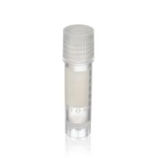 W985852 - Fiole cryogenique CryoELITE® autoportante à fond conique 2 mL en polypropylene, avec pastille d'annotation et bouchon naturel à filetage externe 