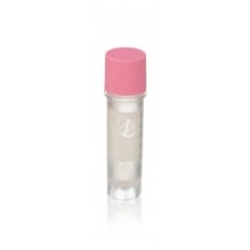 W985865 - Fiole cryogenique CryoELITE® autoportante à fond conique 2 mL en polypropylene, avec pastille d'annotation et bouchon rose à filetage externe 