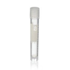 W985870 - Fiole cryogenique CryoELITE® autoportante à fond conique 4 mL en polypropylene, avec pastille d'annotation et bouchon naturel à filetage externe 