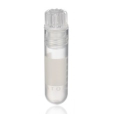 W985911 - Fiole cryogenique CryoELITE® à fond rond 2 mL en polypropylene, avec pastille d'annotation et bouchon naturel à filetage interne 