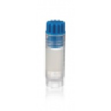 W985921 - Fiole cryogenique CryoELITE® autoportante à fond conique 2 mL en polypropylene, avec pastille d'annotation et bouchon bleu à filetage interne 